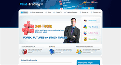 Desktop Screenshot of chat-trading.com